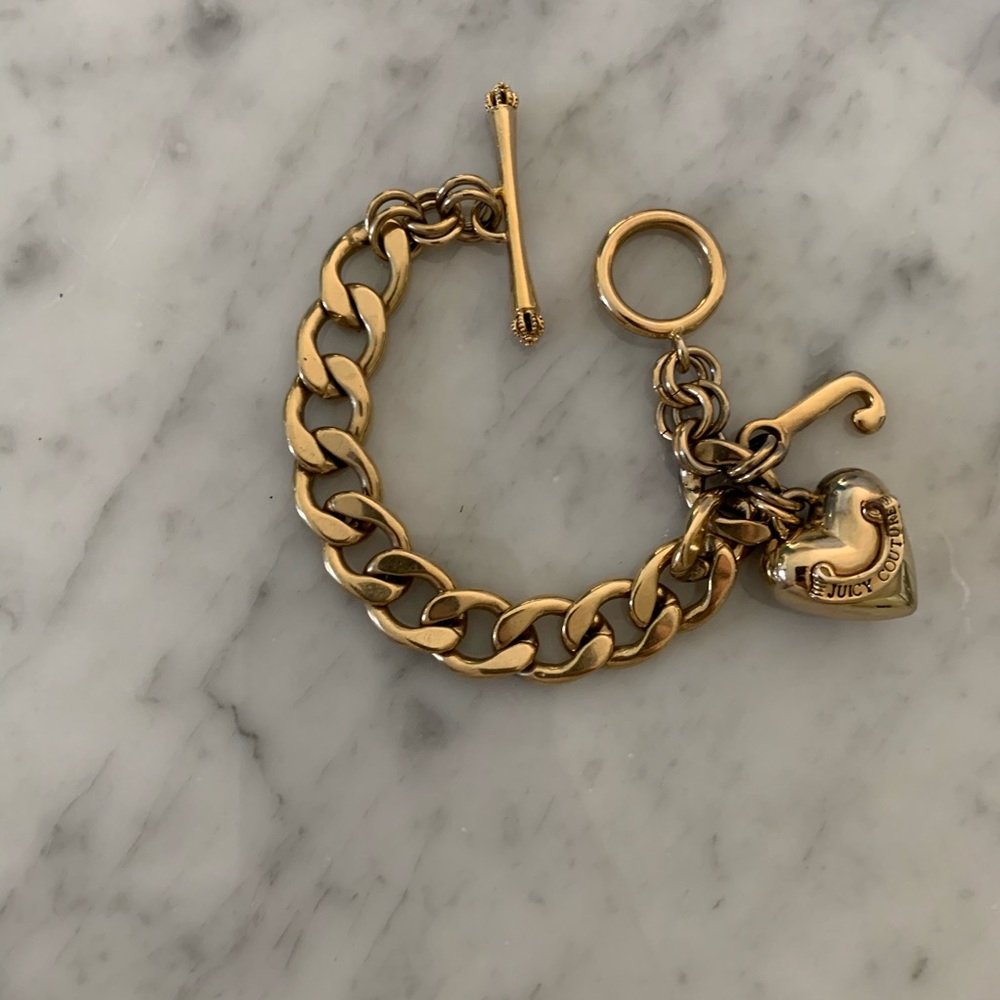 Juicy Couture Gold Charm Bracelet